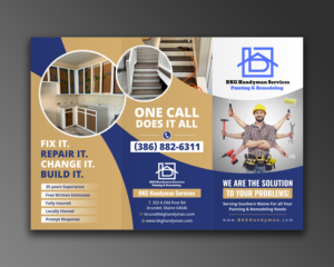Flyer Design by ecorokerz for BKG Handyman Services | Design: #26104433