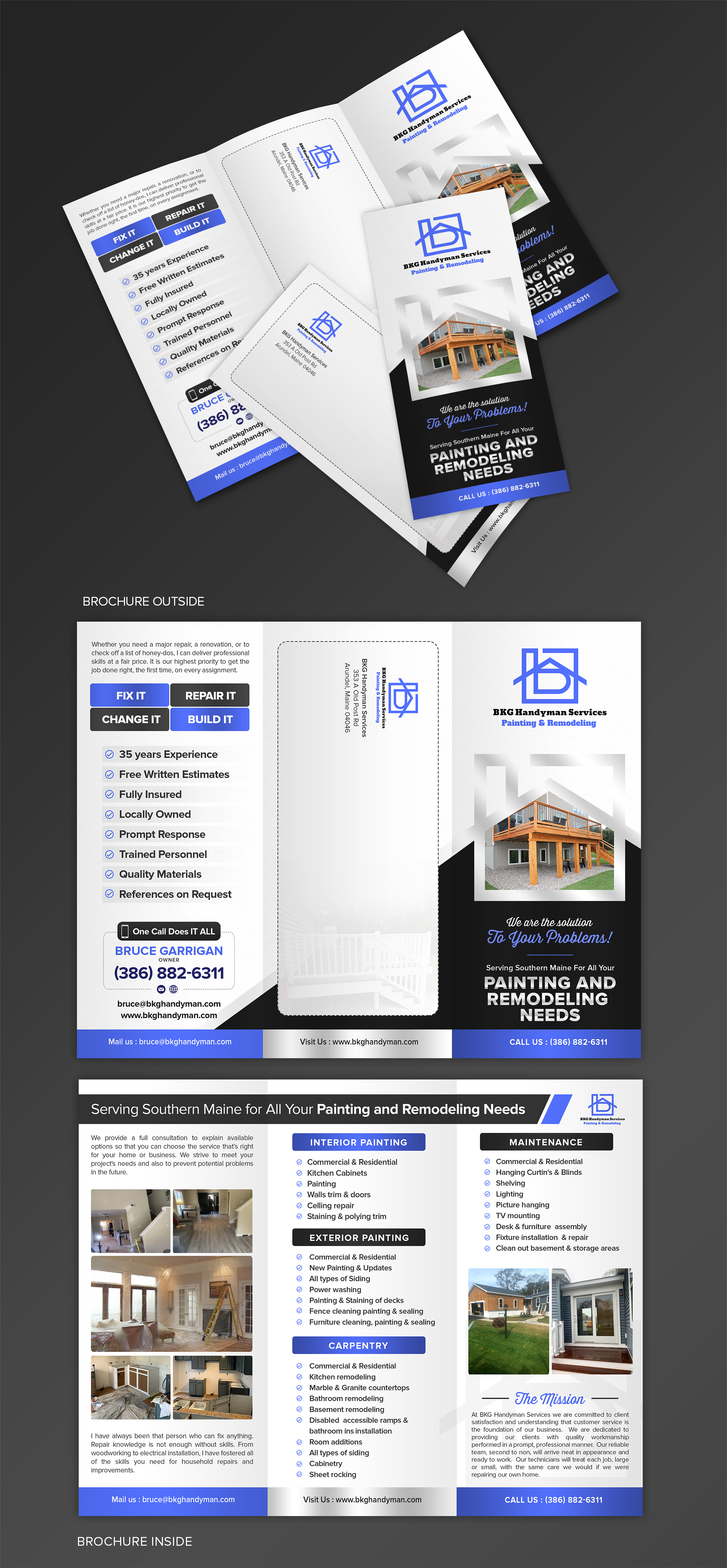 Flyer Design by SAI DESIGNS for BKG Handyman Services | Design #26103040