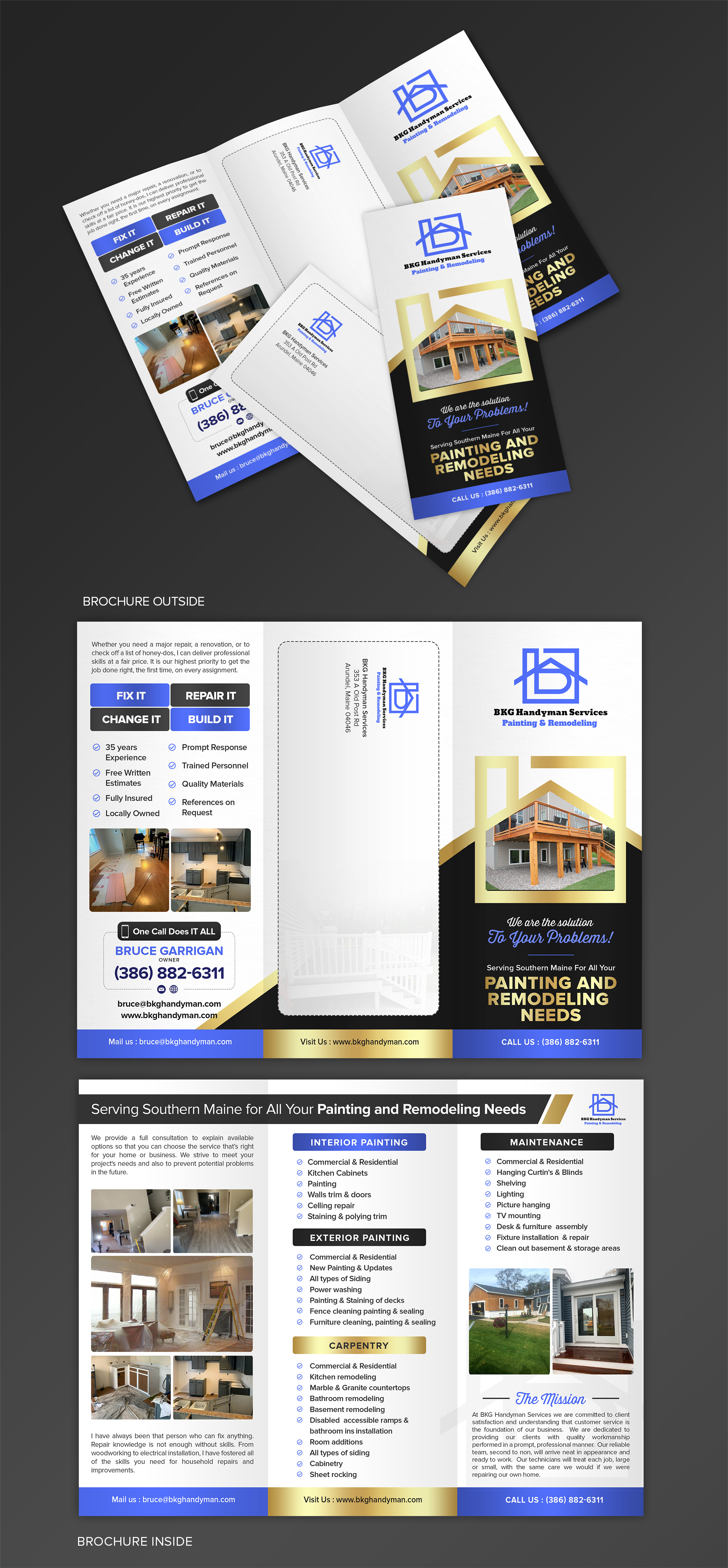 Flyer Design by SAI DESIGNS for BKG Handyman Services | Design #26116148