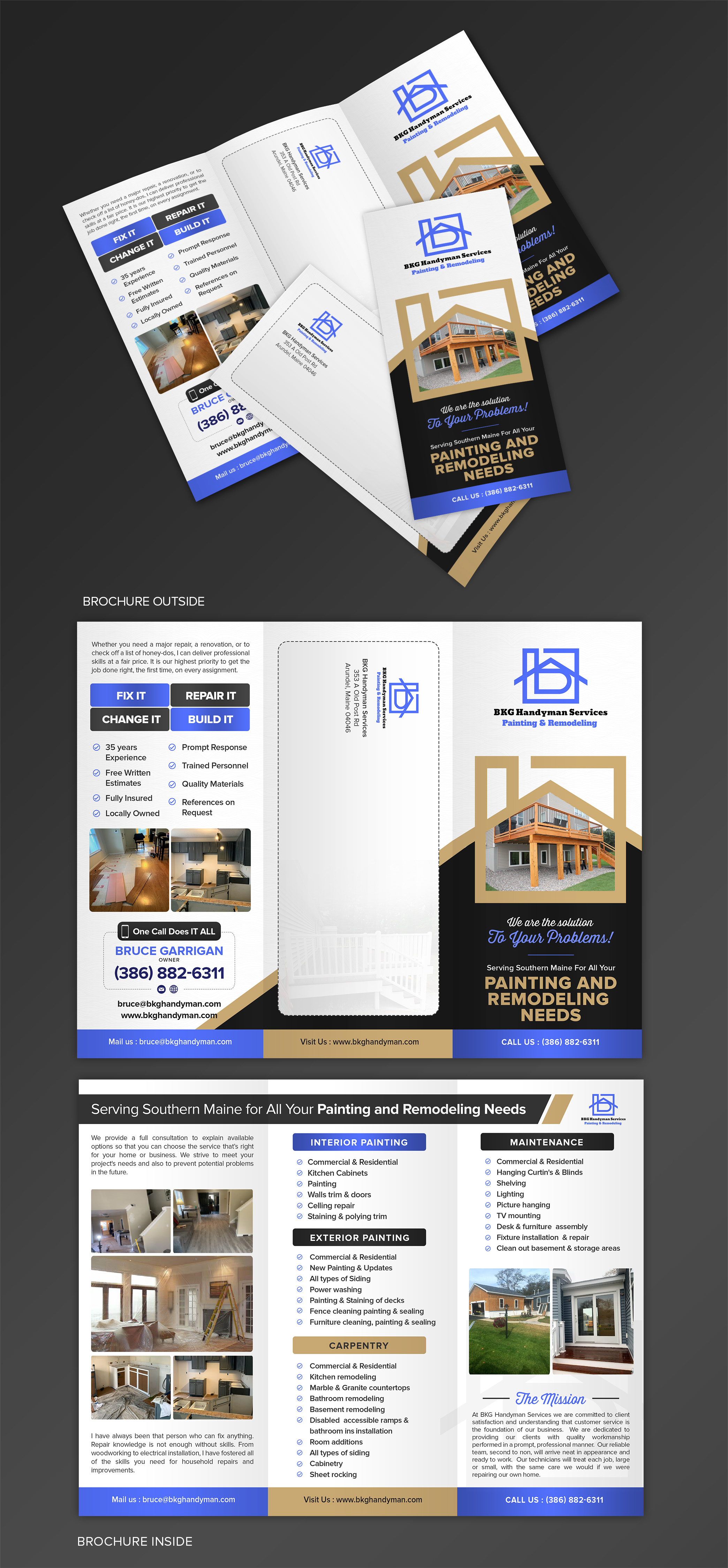 Flyer Design by SAI DESIGNS for BKG Handyman Services | Design #26116305