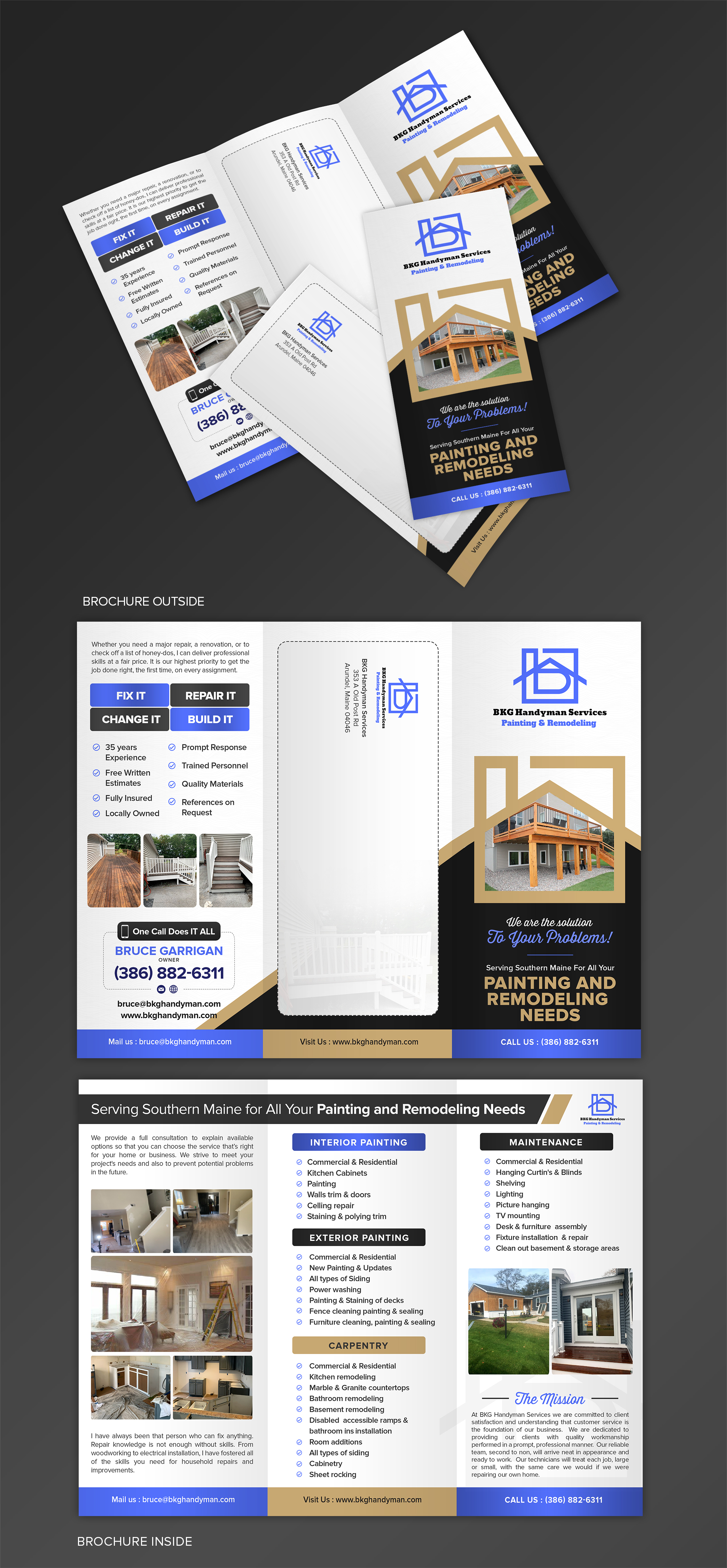 Flyer Design by SAI DESIGNS for BKG Handyman Services | Design: #26142300
