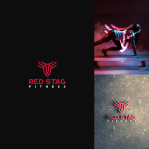 Red Stag Fitness | Logo Design by JohnM.