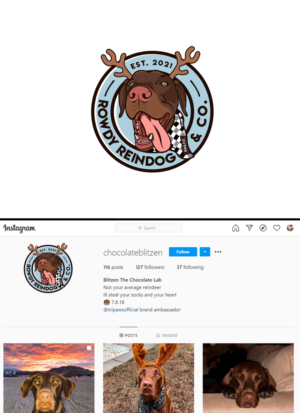 Rowdy Reindog & Co. | Diseño de Logo por PsyPen