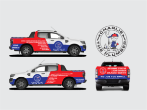 Vehicle design for Charlie the Plumber | Car Wrap-Design von Bee Bee