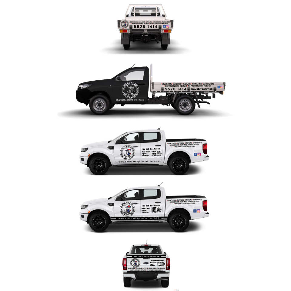 Car Wrap Design by Yoga Tri for CHARLIE THE PLUMBER | Design #26121012