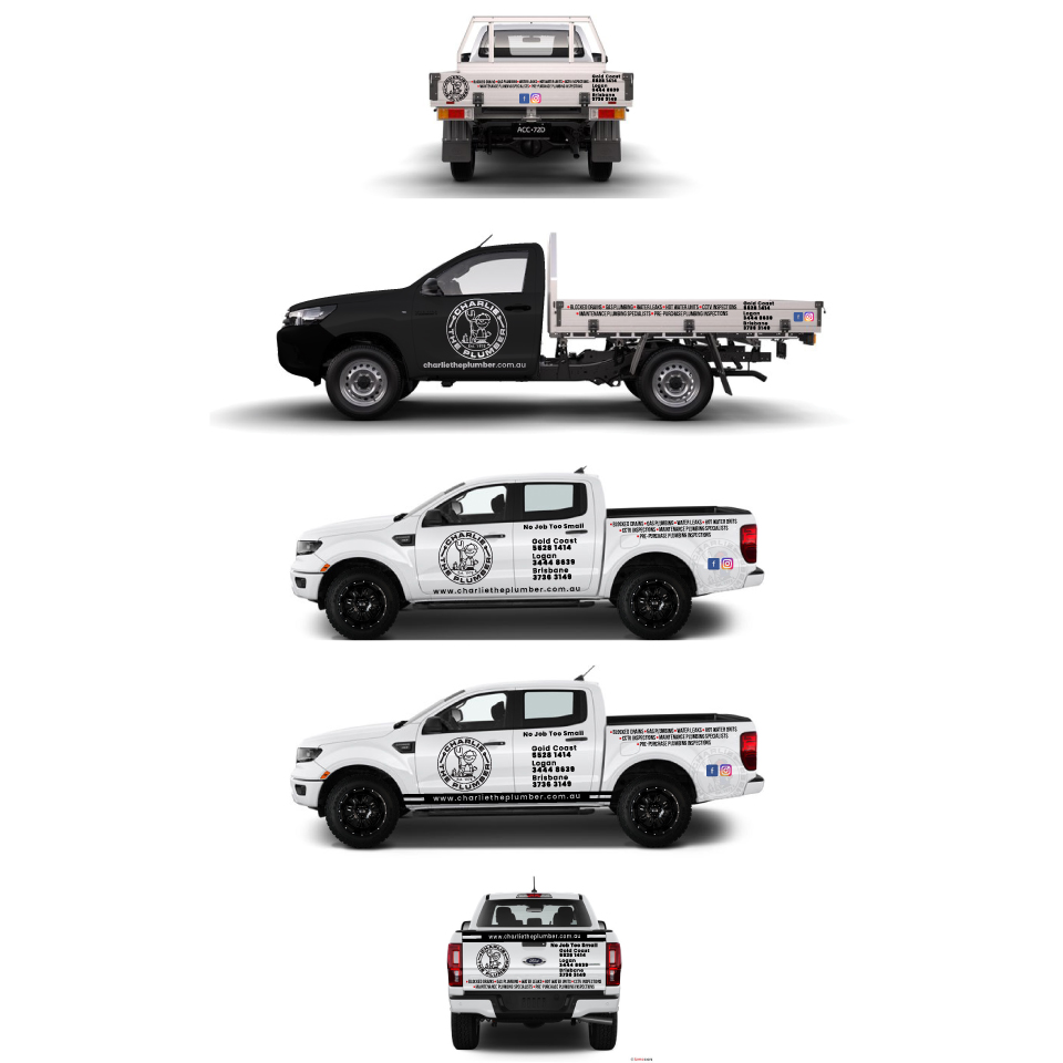 Car Wrap Design by Yoga Tri for CHARLIE THE PLUMBER | Design #26153050