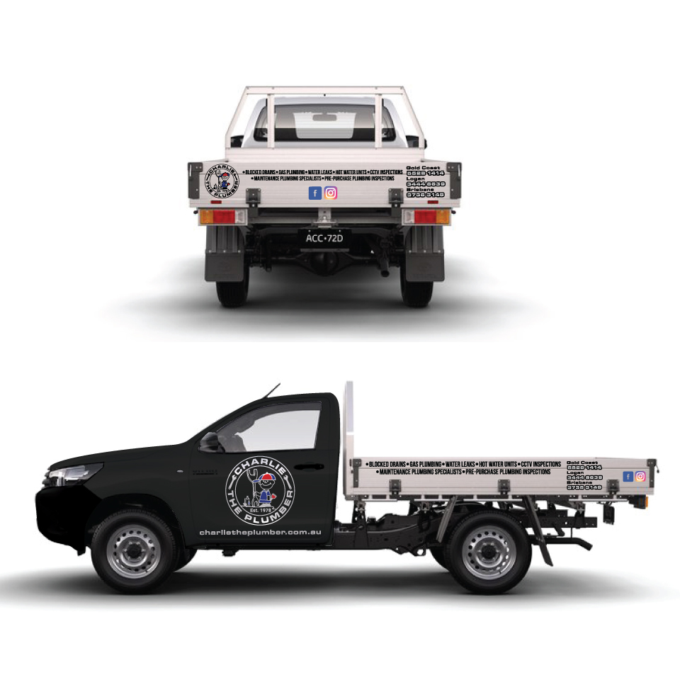 Car Wrap Design by Yoga Tri for CHARLIE THE PLUMBER | Design #26159519