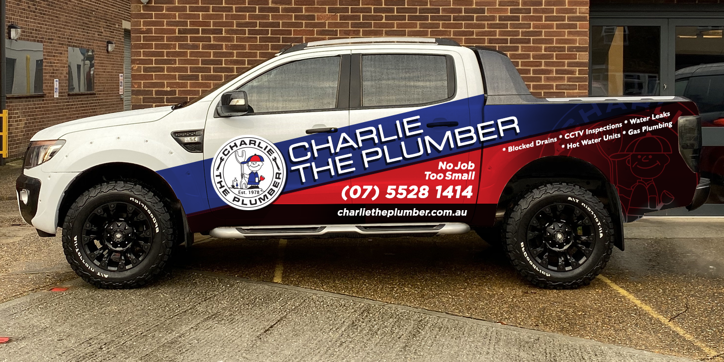 Car Wrap Design by typefdesign for CHARLIE THE PLUMBER | Design #26137133