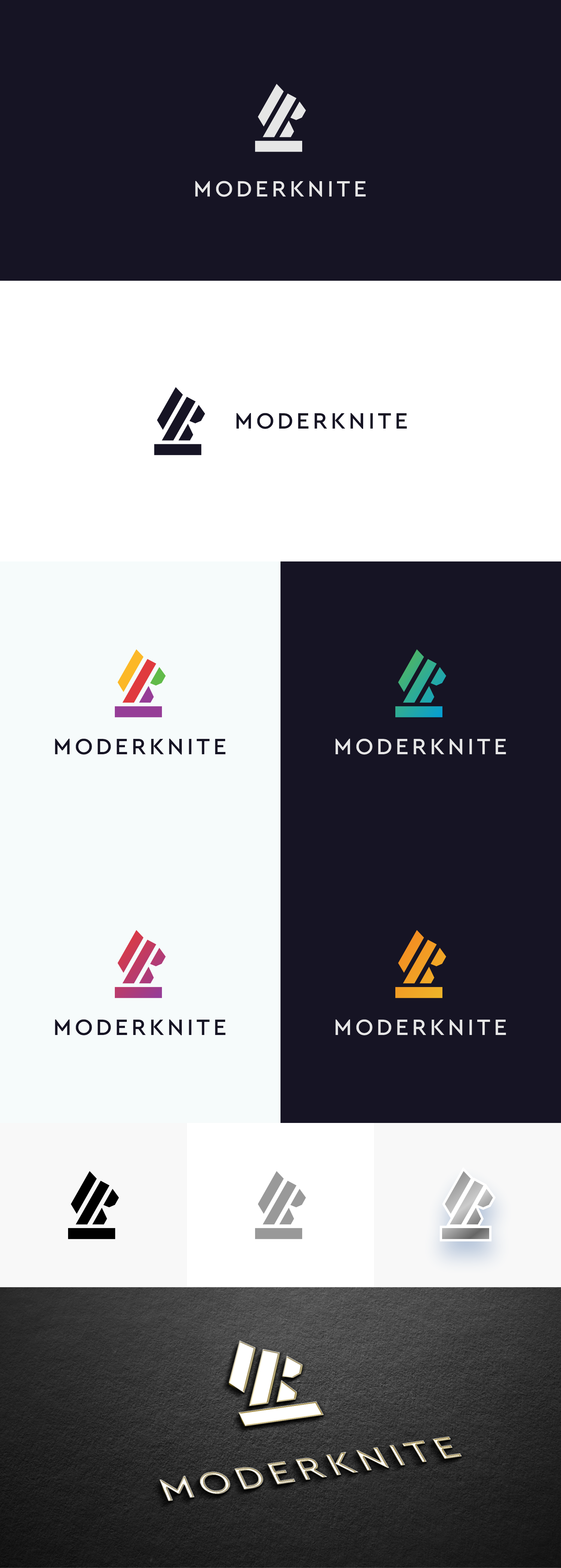 Logo Design by Omee for Moderknite | Design #26115956
