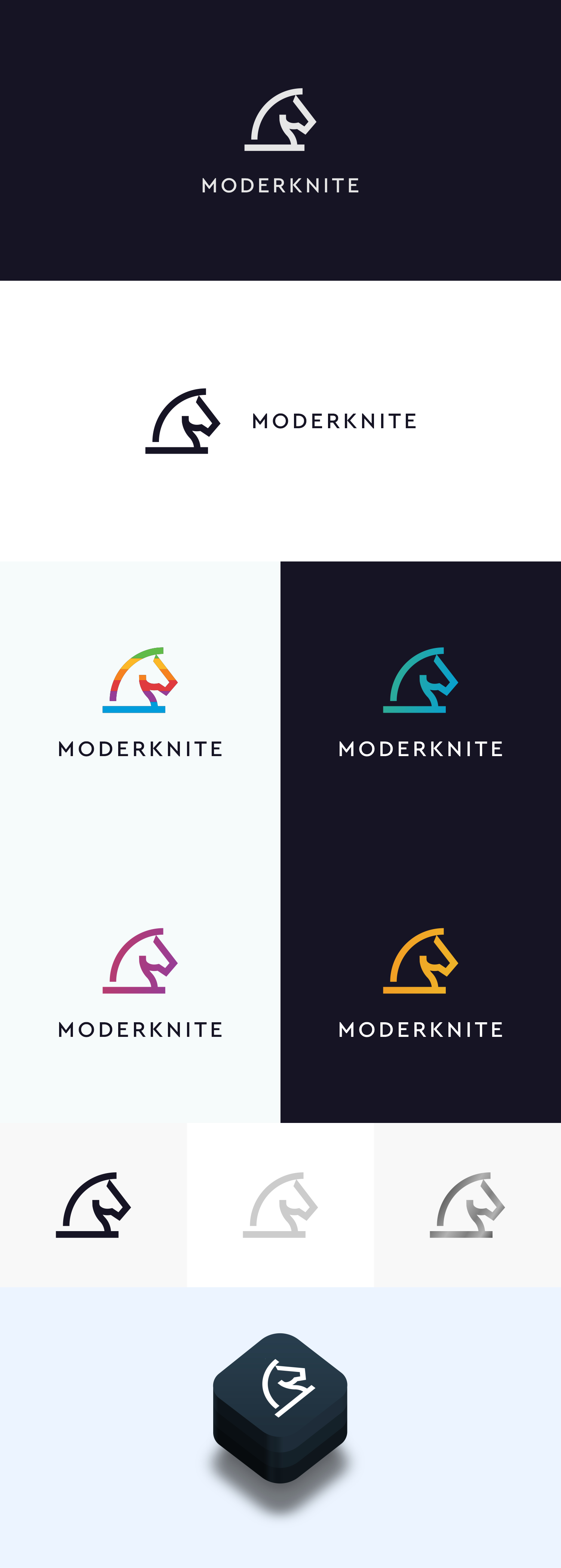 Logo Design by Omee for Moderknite | Design #26118817