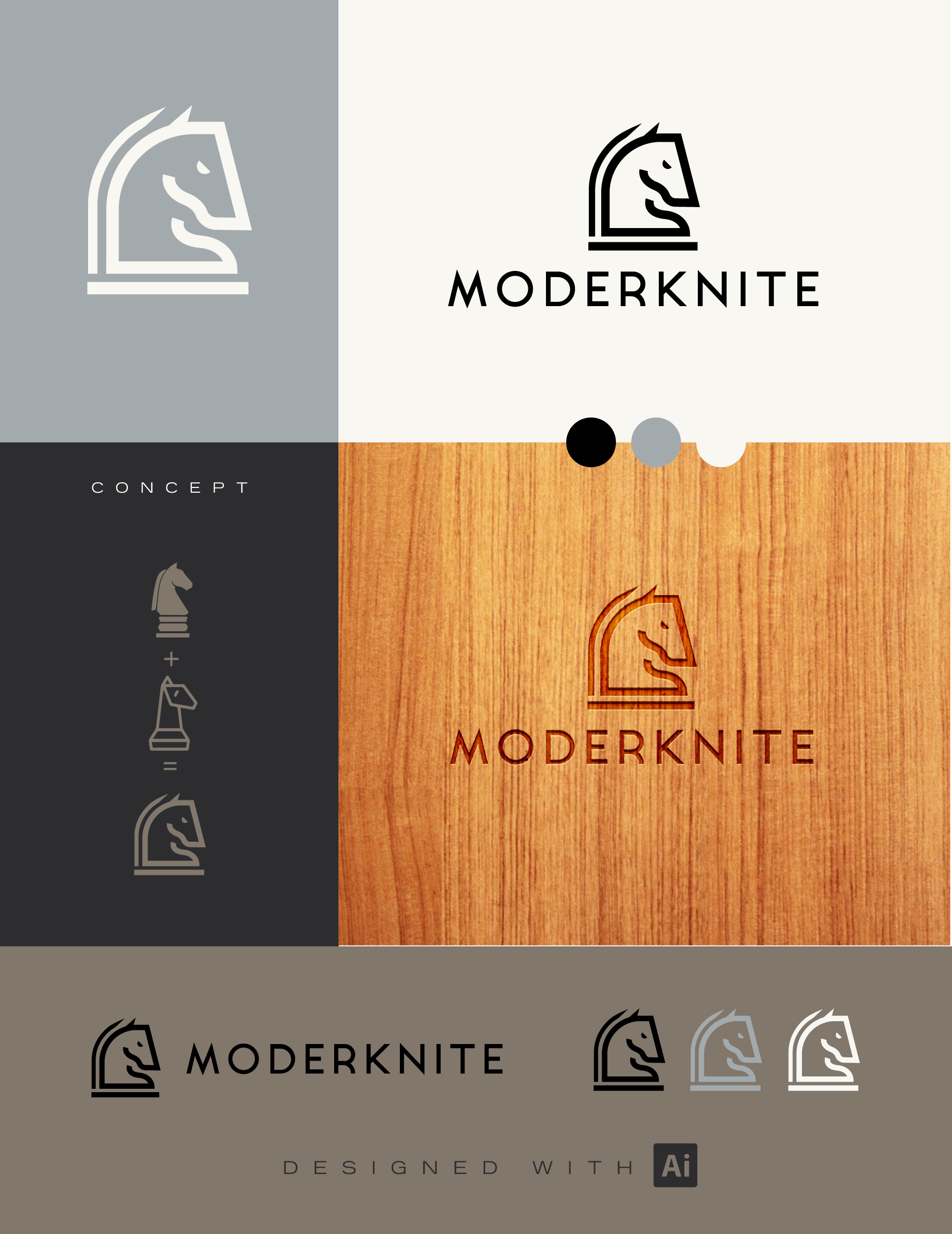 Logo Design by josedomingo for Moderknite | Design #26117975