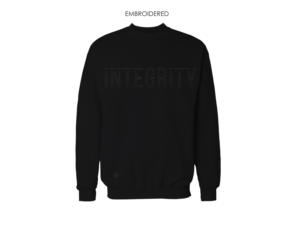 INTEGRITY CLOTHING. It is a clothing brand that empowers people to define them selves.  | Diseño de Camiseta por Luniere Designs