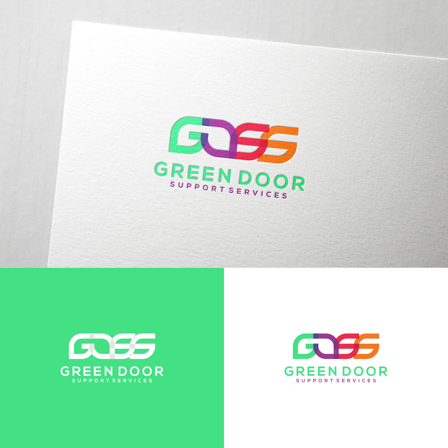 Logo Design by febrie for Green Door Support Services | Design #26108914