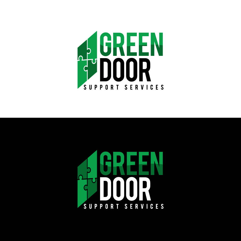 Logo Design by Sujit Banerjee for Green Door Support Services | Design #26110777