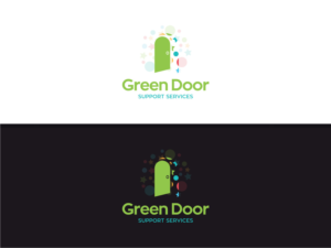 Green Door Support Services | Logo-Design von Atvento Graphics