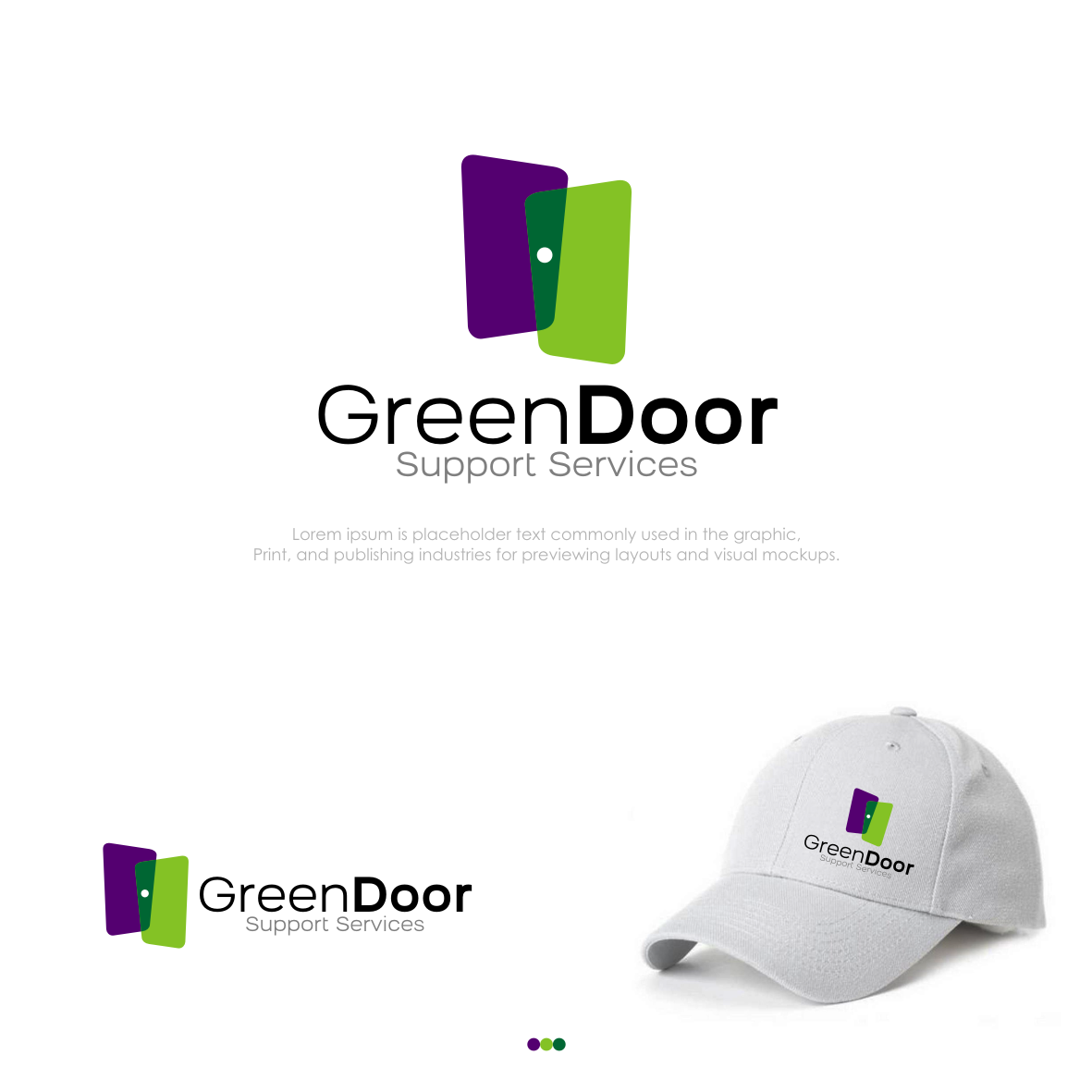 Logo-Design von momo57 für Green Door Support Services | Design #26134219