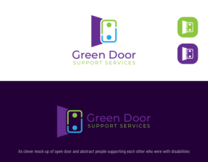 Diseño de Logo por nandkumar para Green Door Support Services | Diseño: #26110395