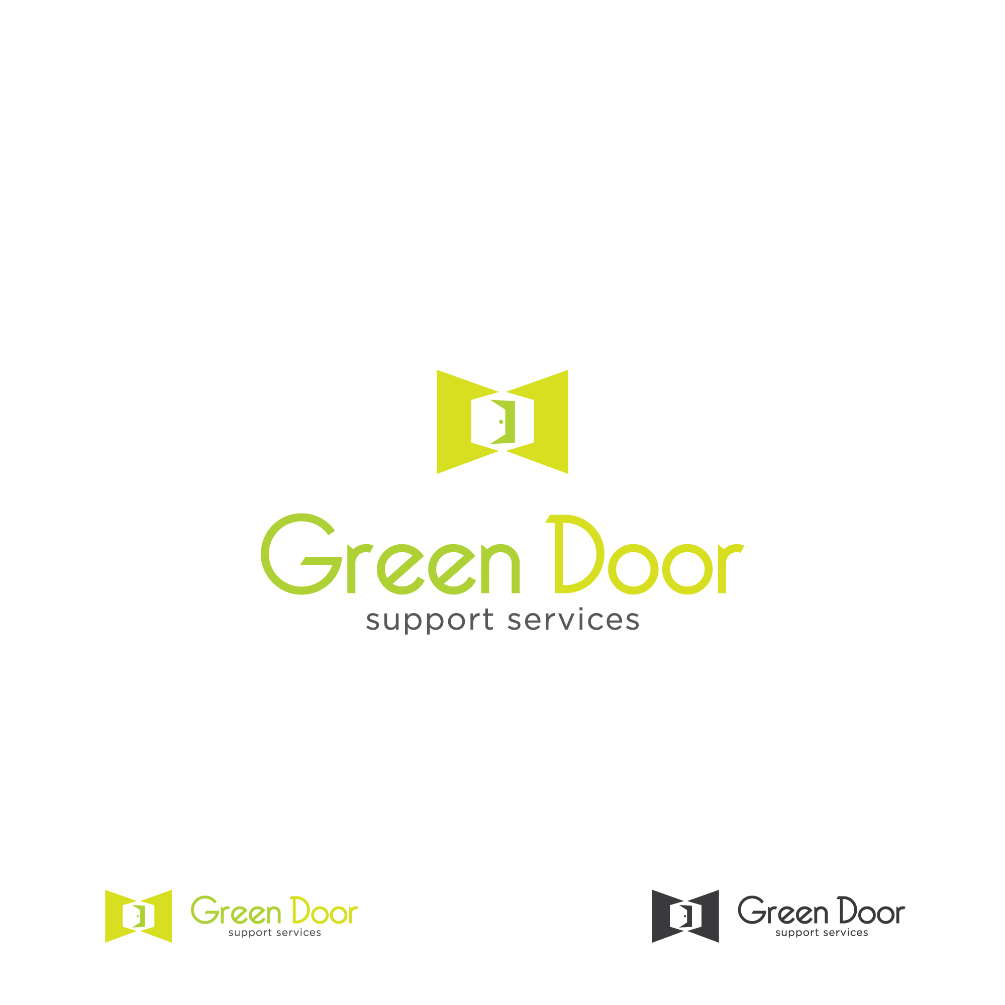 Logo Design by Moumita_ for Green Door Support Services | Design #26121203