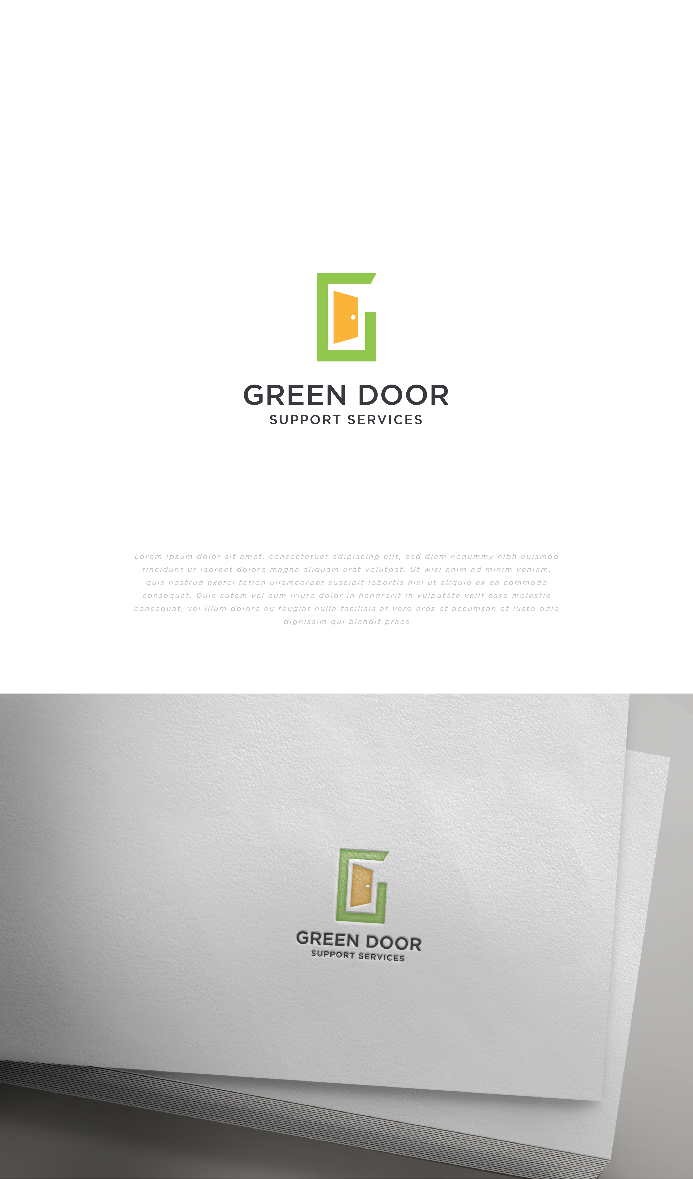 Design de Logo par Maria Graphics™ pour Green Door Support Services | Design #26150389