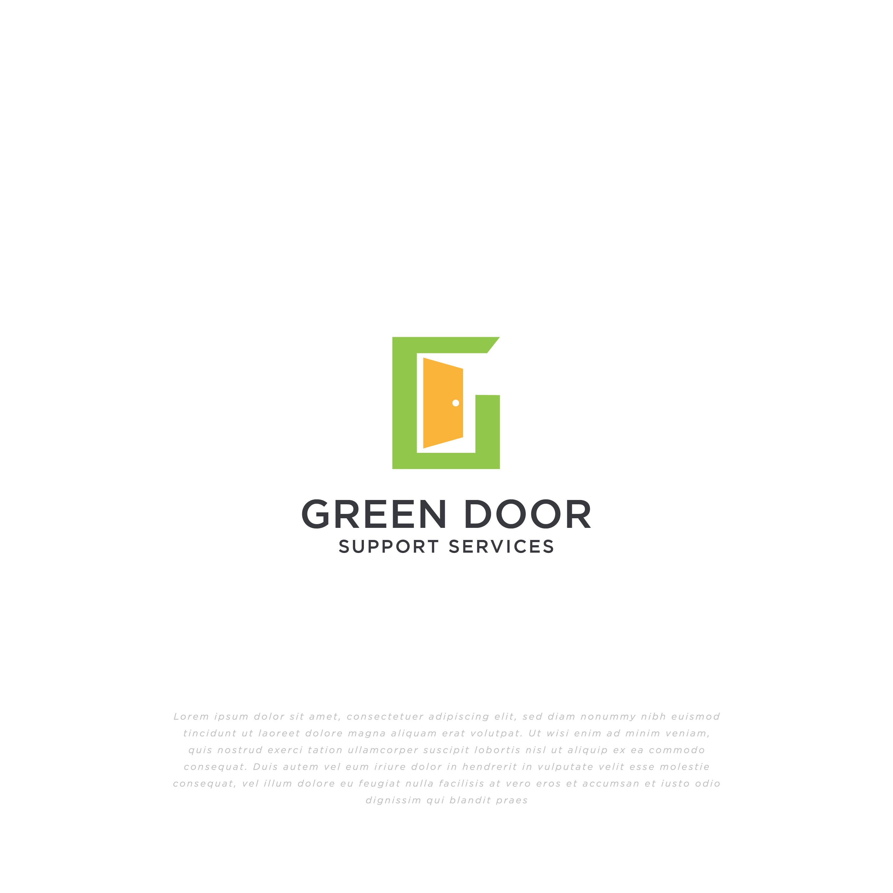 Design de Logo par Maria Graphics™ pour Green Door Support Services | Design #26150789