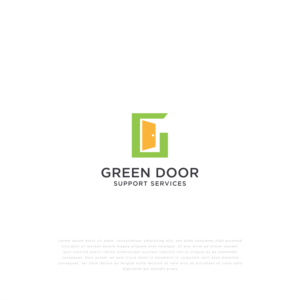 Logo Design by Maria Graphics™ for Green Door Support Services | Design: #26150789
