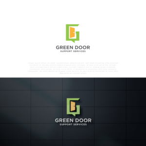 Logo Design by Maria Graphics™ for Green Door Support Services | Design: #26153405
