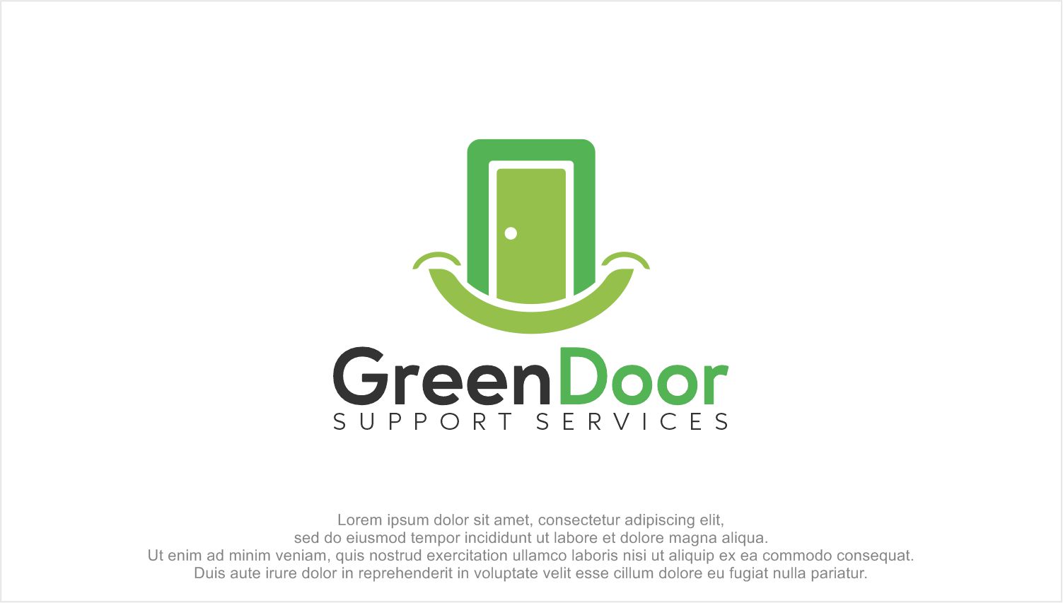 Logo-Design von Indra Putra für Green Door Support Services | Design #26120896
