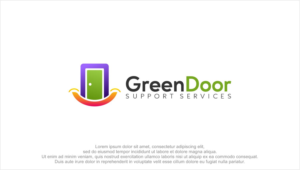 Green Door Support Services | Logo Design by Indra Putra