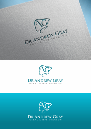 Dr. Andrew Gray (large text - top line) followed by the text underneath,  General and HPB Surgeon   in smaller font on the second line. Image to be on the left on text (or we can try above if that looks better). | Logo Design by Dickythx16