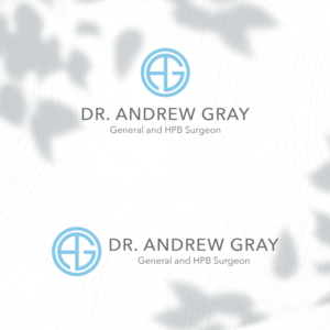 Dr. Andrew Gray (large text - top line) followed by the text underneath,  General and HPB Surgeon   in smaller font on the second line. Image to be on the left on text (or we can try above if that looks better). | Logo Design by simple mind