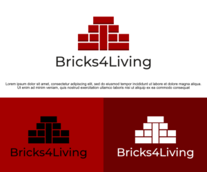 Diseño de Logo por yozikurnia777 para Bricks4living | Diseño #26107769