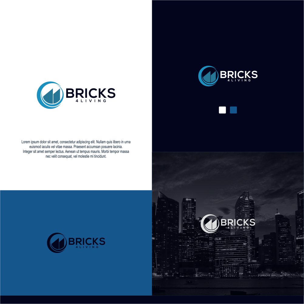 Logo Design by Javier Ivan Zamorano for Bricks4living | Design #26139902
