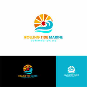 Rolling Tide Marine Construction, LLC | Logo-Design von Sibyle