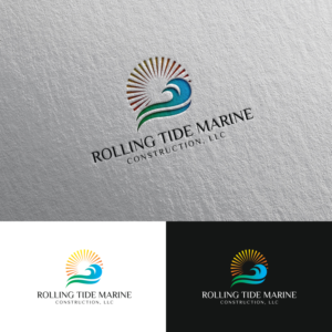 Rolling Tide Marine Construction, LLC | Logo Design by Rii