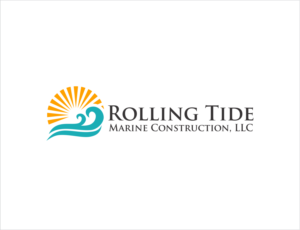 Rolling Tide Marine Construction, LLC | Logo Design by BNdesigner