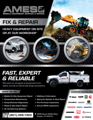 Flyer Design by sun_design for Ames Mobile Equipment Service and Repair | Design: #26120401