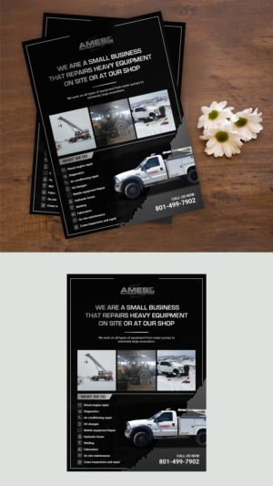 Flyer Design by Deepak_9_Malhotra for Ames Mobile Equipment Service and Repair | Design: #26110122