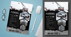 Flyer Design by SAI DESIGNS for Ames Mobile Equipment Service and Repair | Design: #26111452