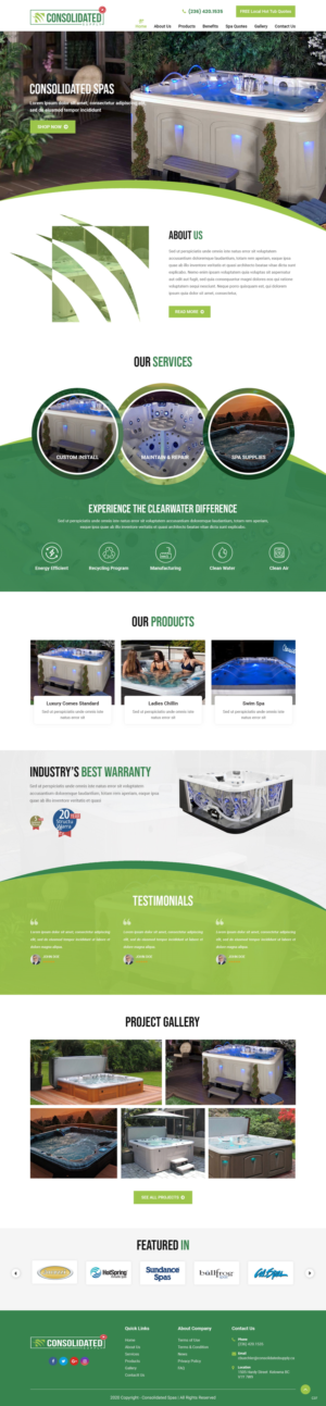 Web Design by pb for this project | Design: #26111688