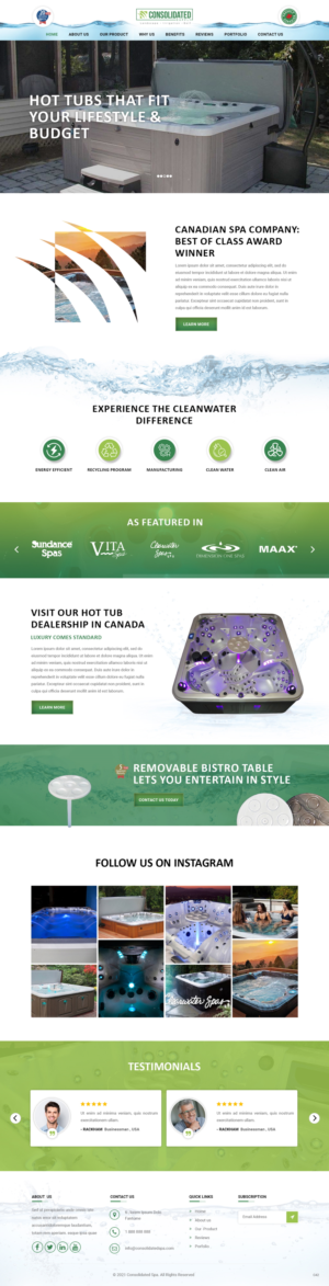 Web Design by pb for this project | Design #26111690