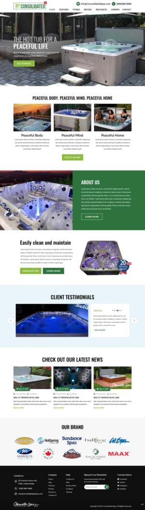 Web Design by pb for this project | Design: #26111692