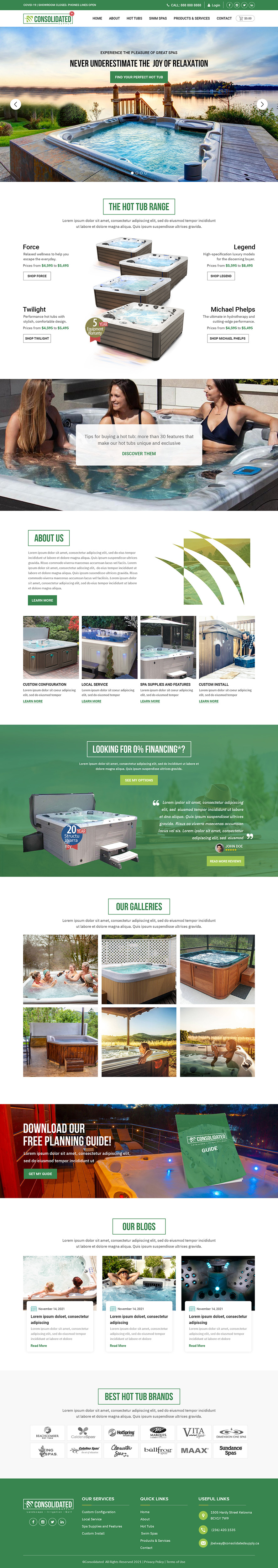Web Design by Titan Eagle for this project | Design #26118740
