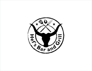 Hef's Bar and Grill | Logo Design by BNdesigner