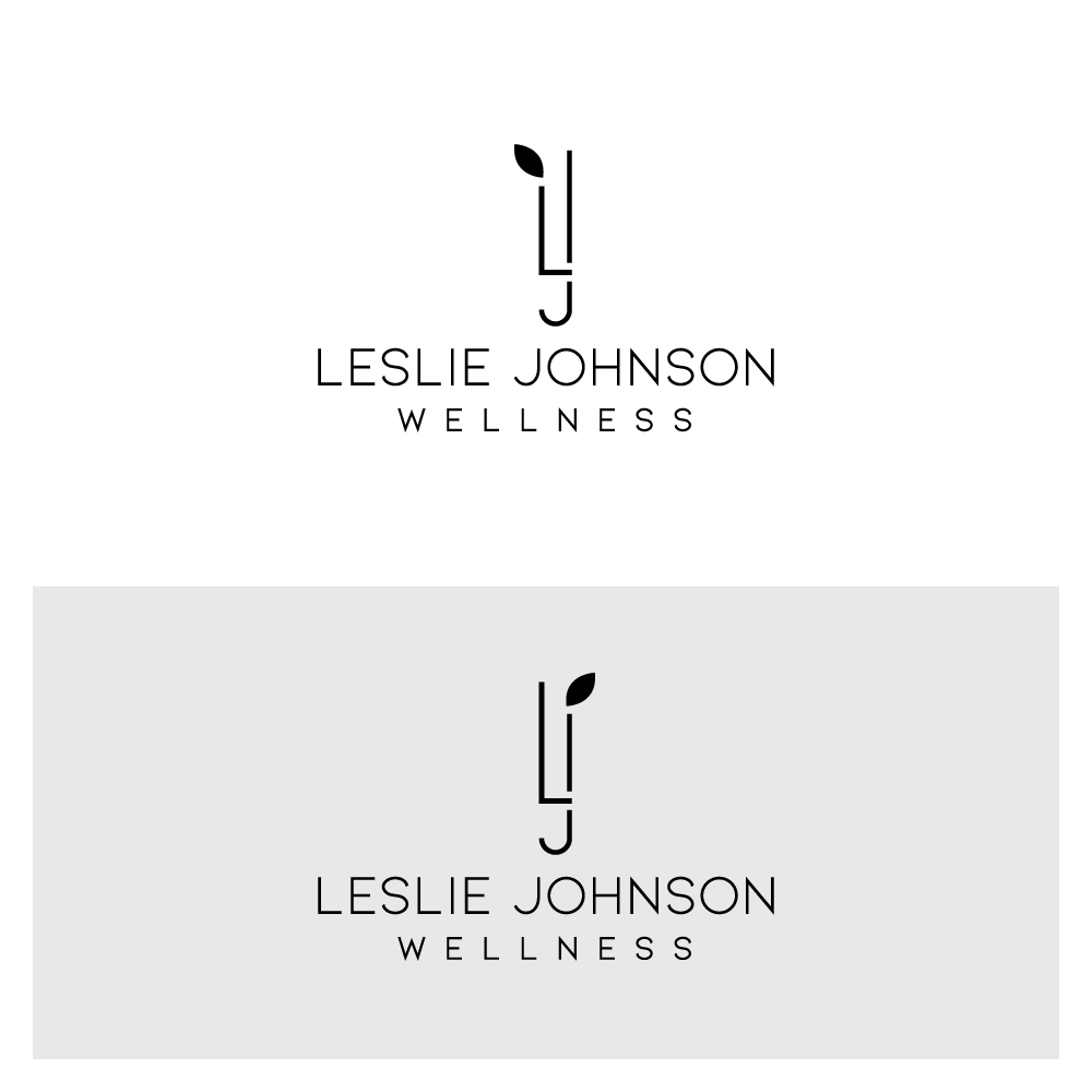 Logo Design by Sujit Banerjee for Leslie Johnson Wellness | Design #26110801