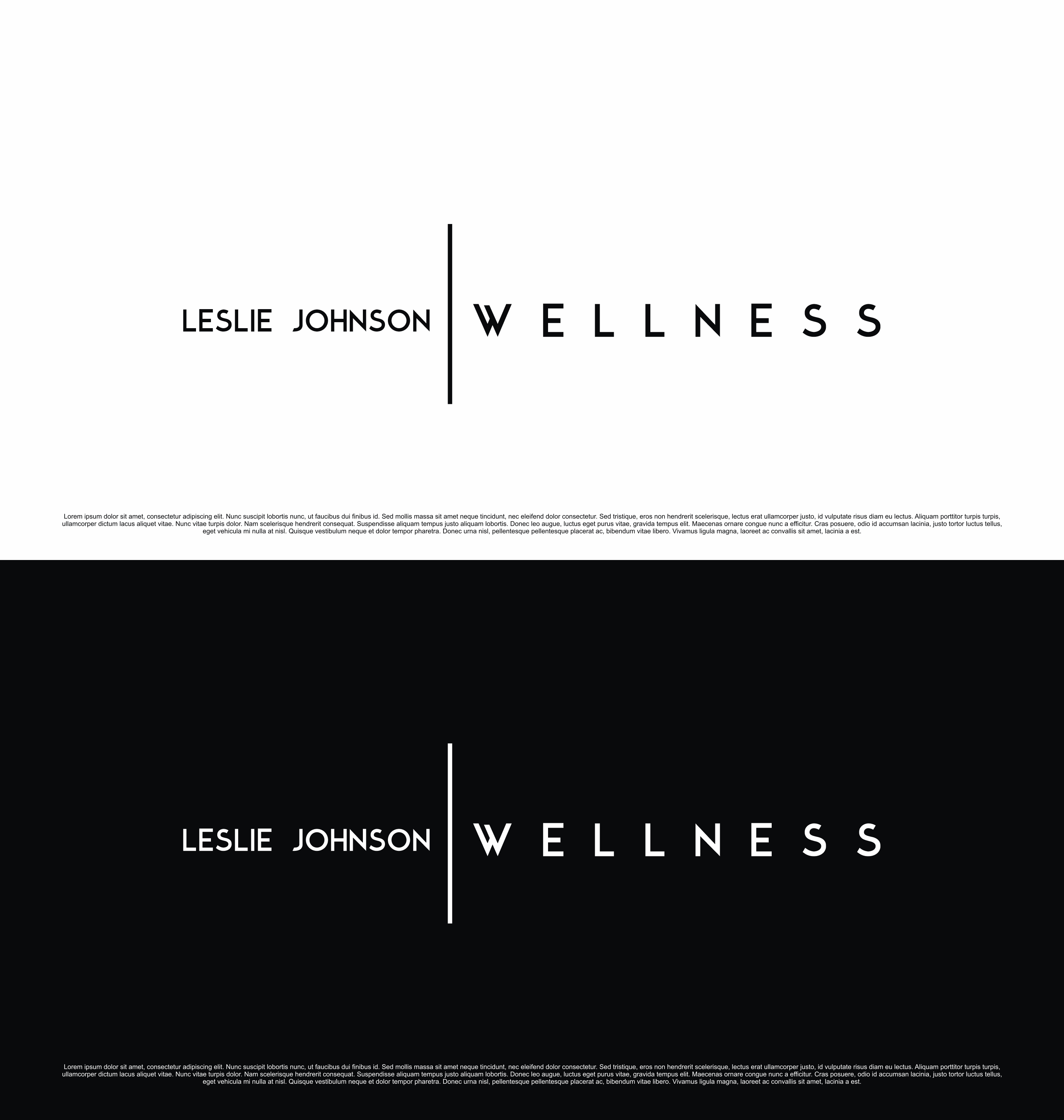 Logo Design by LL d.e.s.i.g.n for Leslie Johnson Wellness | Design: #26121192