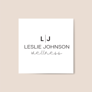 Logo Design by zaria. for Leslie Johnson Wellness | Design: #26113926