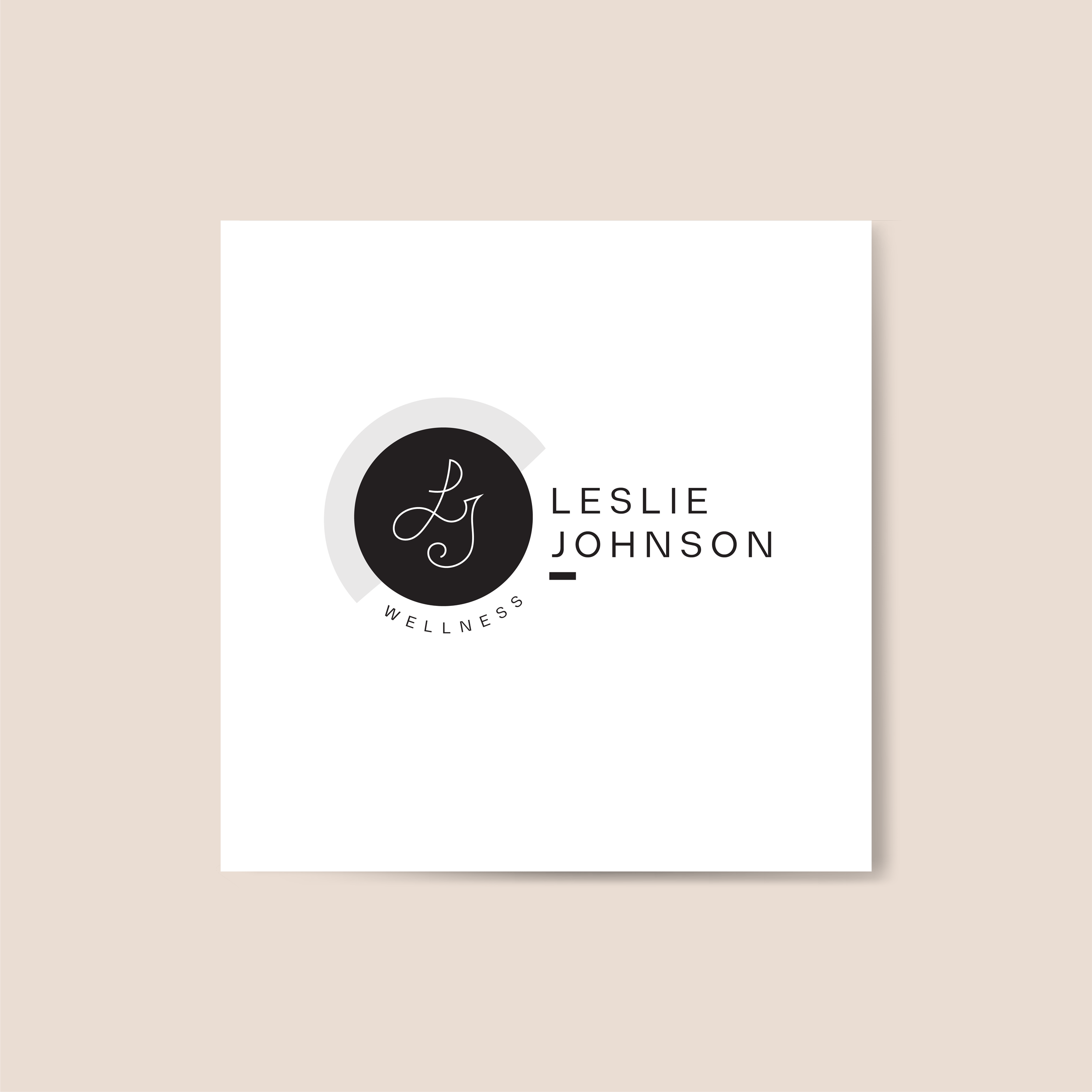 Logo Design by zaria. for Leslie Johnson Wellness | Design #26113929