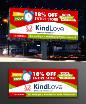 Billboard Design by ecorokerz for Kind Love | Design: #26110073