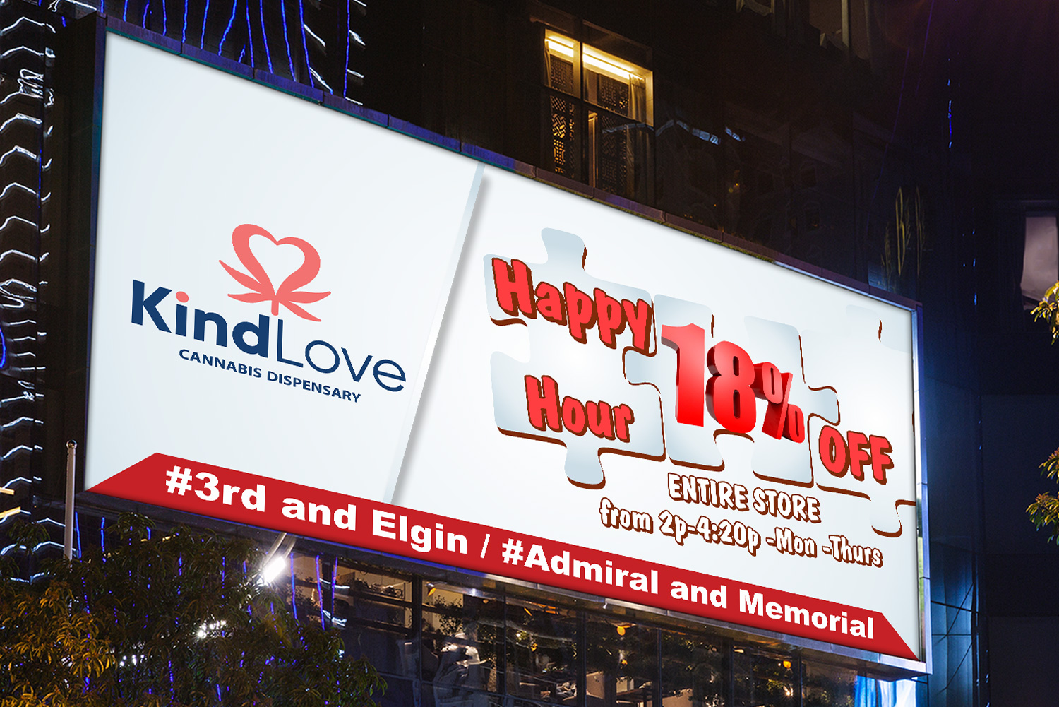 Billboard Design by Petter Goms for Kind Love | Design #26109155