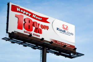 Billboard Design by Petter Goms for Kind Love | Design: #26109443